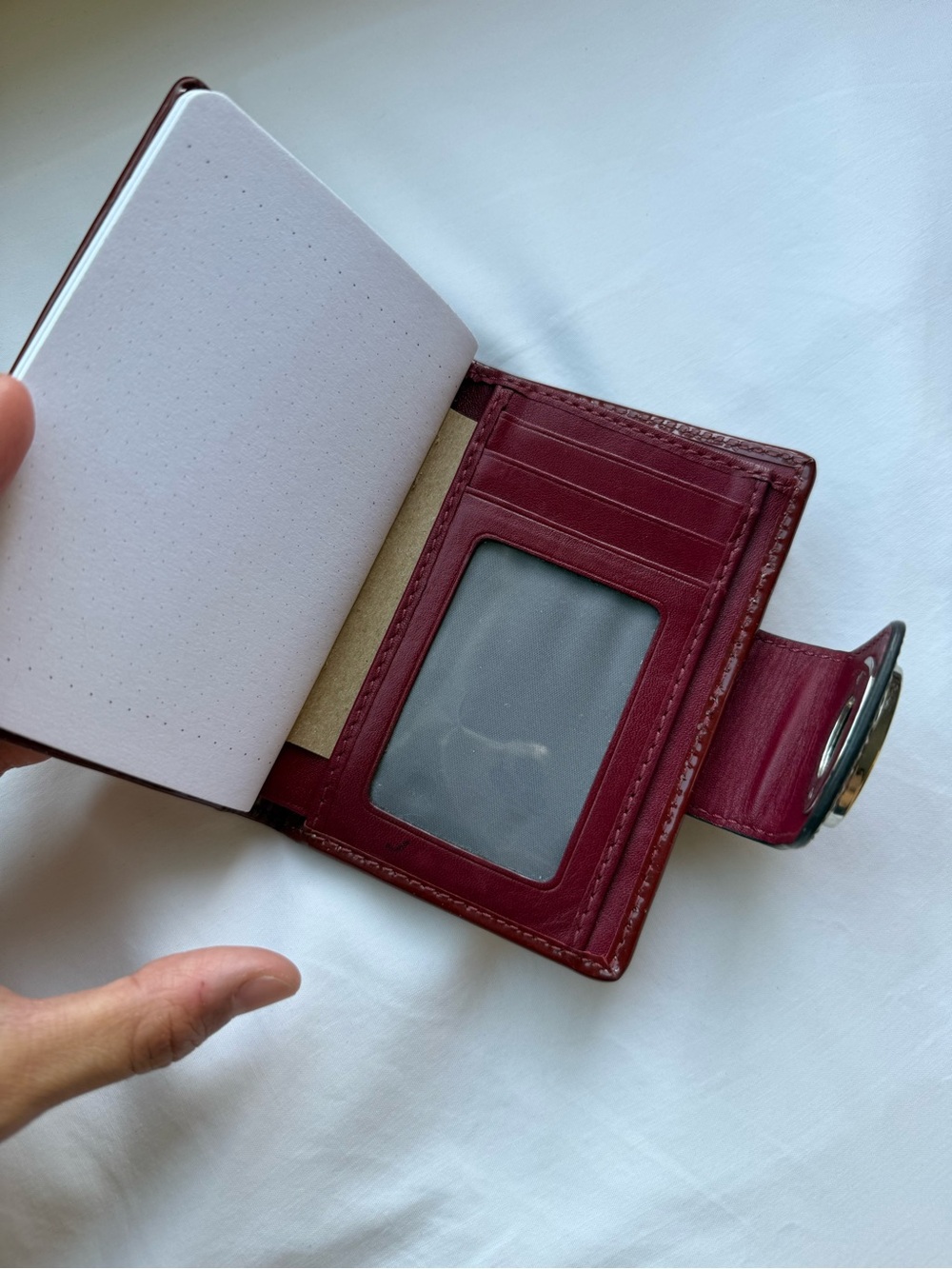 Coach Patent Leather Signature Wallet in Deep Red, see description! - Picture 4 of 5